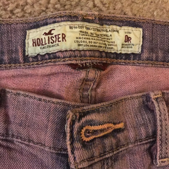Pinkish Purple Boot Cut Jeans - Picture 2 of 5